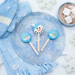 Winter hot chocolate wallpaper