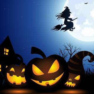 Spooky Halloween PC wallpaper