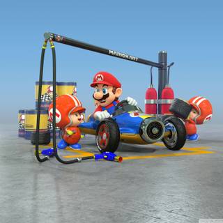 Mario Kart 8 4k wallpaper