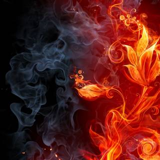 4k flames wallpaper