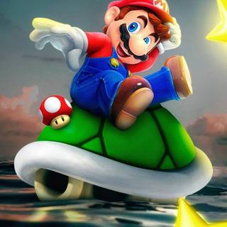 Super Mario 4k iPhone wallpaper