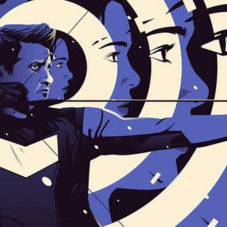 Clint Barton 4k wallpaper