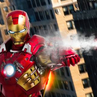 Tony Stark 4k desktop wallpaper