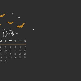 October 2023 Halloween desktop wallpaper