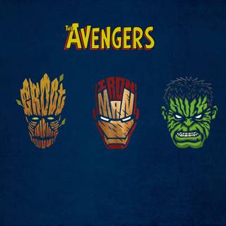 Avengers minimalist 4k wallpaper