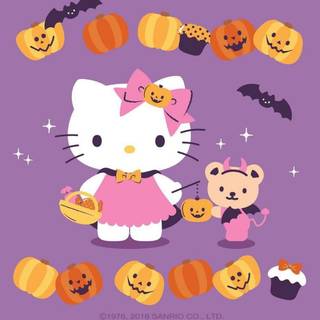 Mocha Sanrio Halloween wallpaper