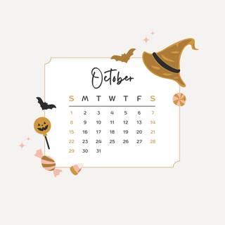 October 2023 Halloween desktop wallpaper