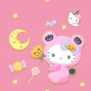 Mocha Sanrio Halloween wallpaper
