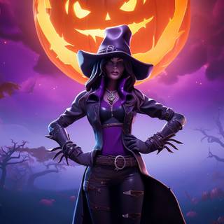 October 2023 Halloween desktop wallpaper