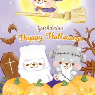Mocha Sanrio Halloween wallpaper