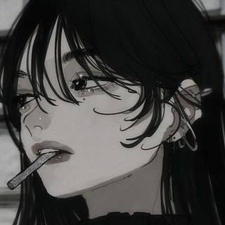 Girl dark PFP wallpaper