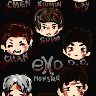 Exo fanart wallpaper