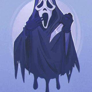 Cute ghost face wallpaper