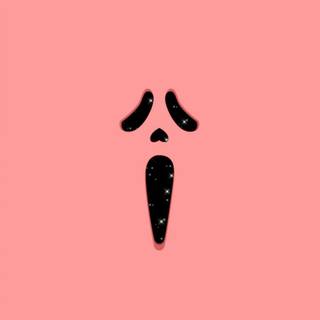 Cute ghost face wallpaper