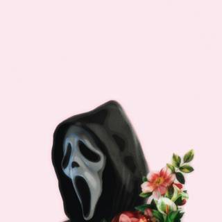 Cute ghost face wallpaper