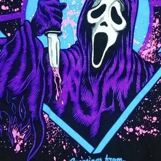 Cute ghost face wallpaper