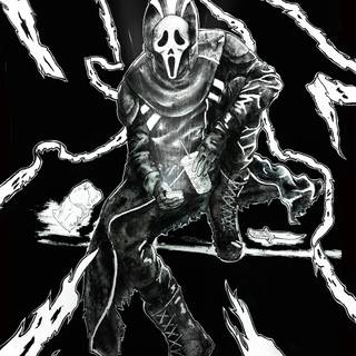 Cute ghost face wallpaper