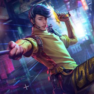 Free Fire gaming banner wallpaper