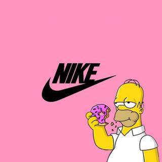 Cute pink Nike wallpaper
