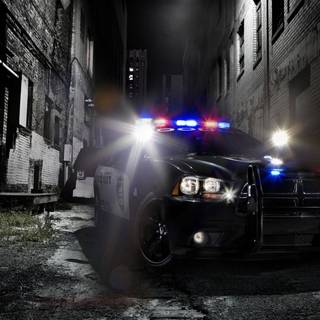 Police light wallpaper