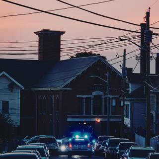 Police light wallpaper