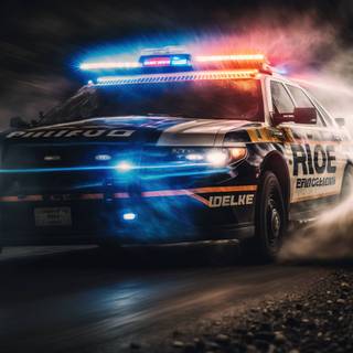 Police light wallpaper