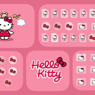 Desktop Hello Kitty aesthetic wallpaper