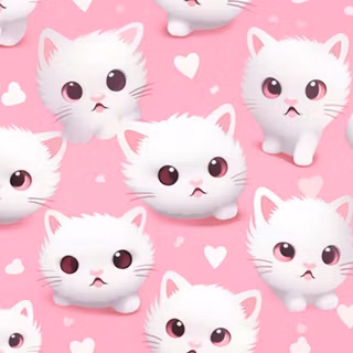 Anime cat pink aesthetic wallpaper