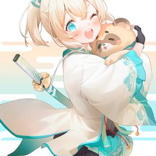 Anime girl clean wallpaper