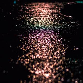 Night rain 4k wallpaper