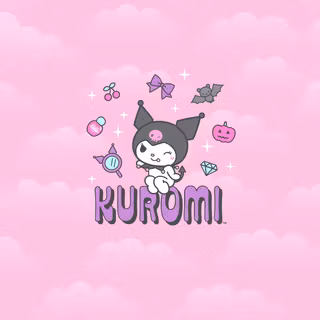 Kuromi iPad wallpaper