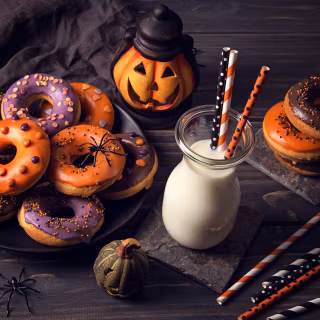 Halloween foods wallpaper