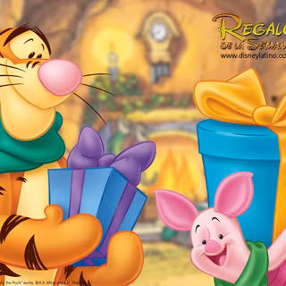 Winter Winnie The Pooh wallpaper