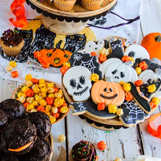 Halloween foods wallpaper