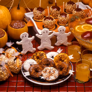 Halloween foods wallpaper