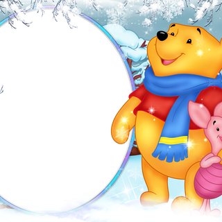 Winter Winnie The Pooh wallpaper