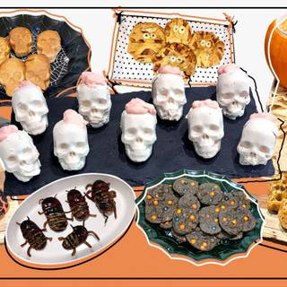 Halloween foods wallpaper