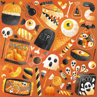 Halloween foods wallpaper