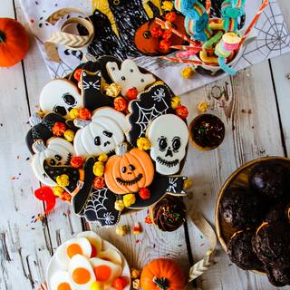 Halloween foods wallpaper
