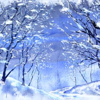 Winter artwork wallpaper