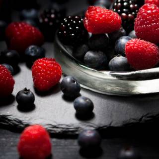 Blackberry fruit wallpaper