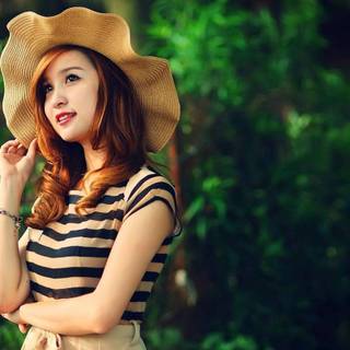 Portrait girl HD wallpaper