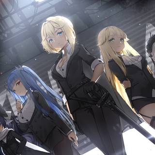 St Louis Azur girl wallpaper