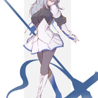 St Louis Azur girl wallpaper