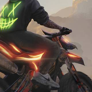 Supermoto iPhone wallpaper