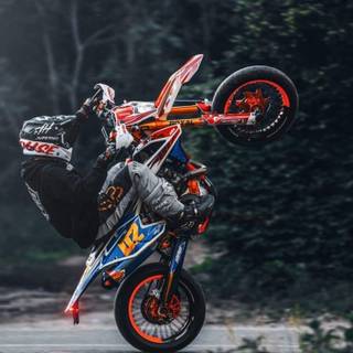 Supermoto iPhone wallpaper