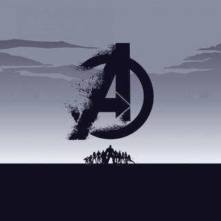 Avengers icon 4k wallpaper
