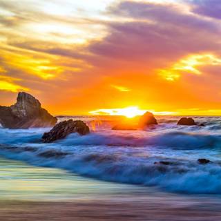 Beautiful sunset 4k wallpaper