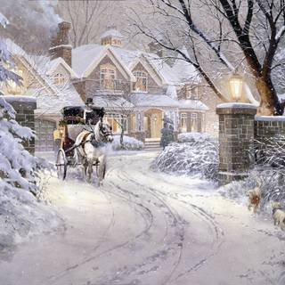 Winter soft wallpaper