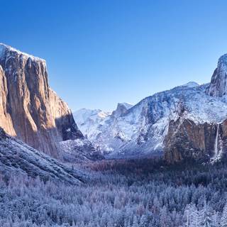 Winter panorama wallpaper